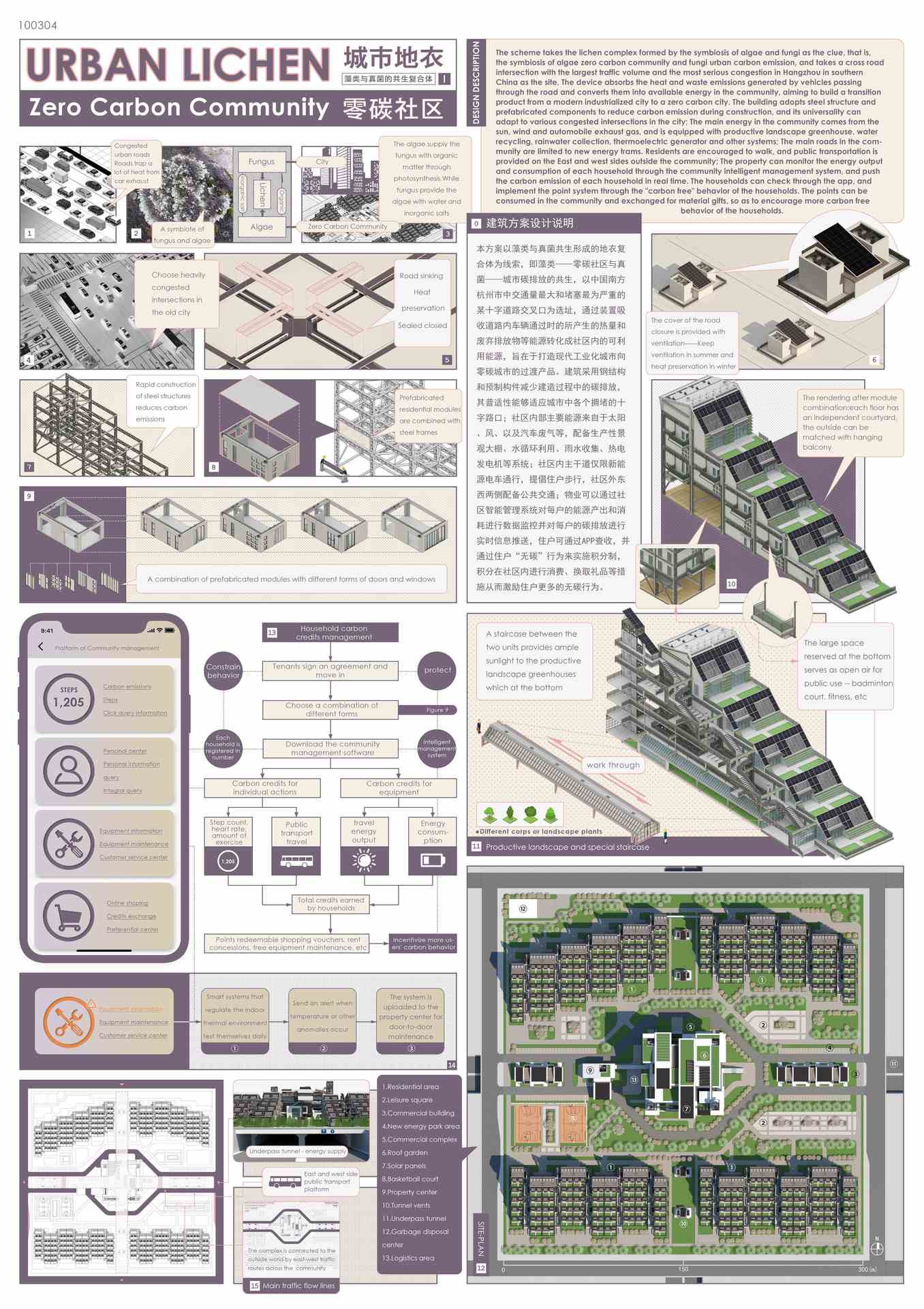 城市地衣 零碳社区